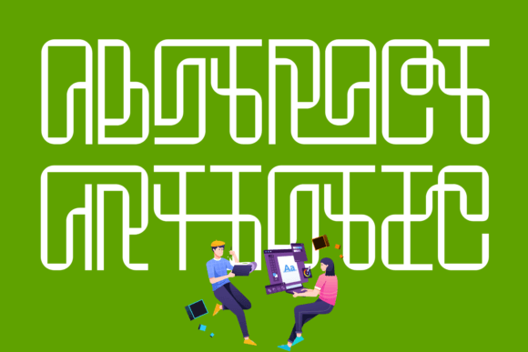 Abstract Artistic: A Versatile Display Typeface for Modern Design