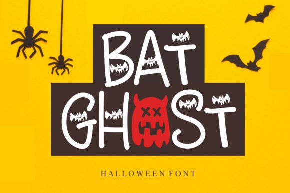 Bat Ghost: Strategic Typography for High-Impact Halloween Branding