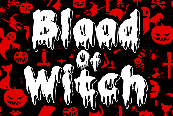 Blood of Witch: A Dripping Horror Font Guide