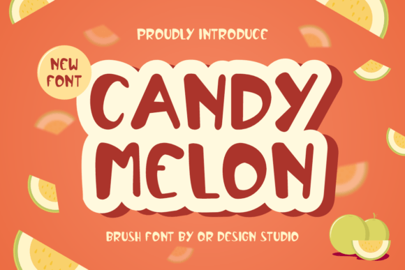 Candy Melon: A Bold Display Font for Authentic Branding