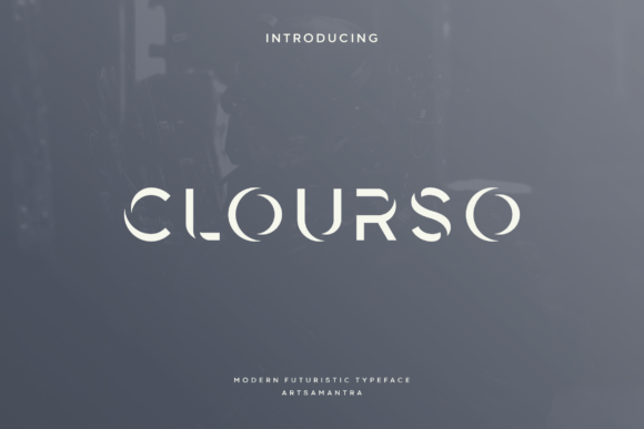 Clourso: The Futuristic All-Caps Font Redefining Modern Design Aesthetics