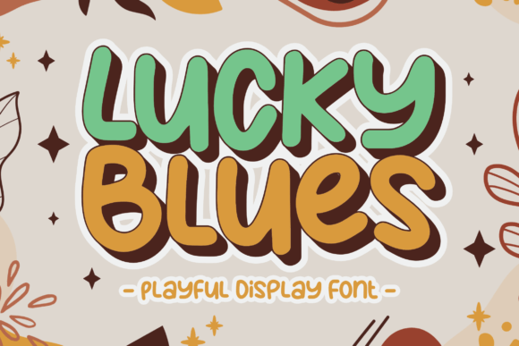 Lucky Blues: Elevating Modern Design with Playful Typography