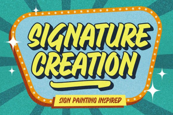 Reviving the Art of Hand-Lettering with Signature Creation