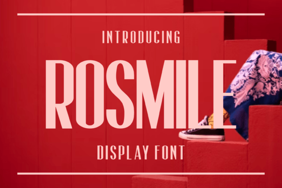 Rosmile: The Bold Sans Serif for Modern Brands