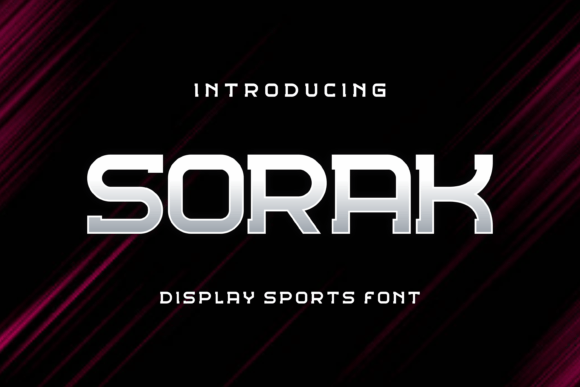 Sorak: Integrating a Unique Sports Display Font into Professional Design Workflows