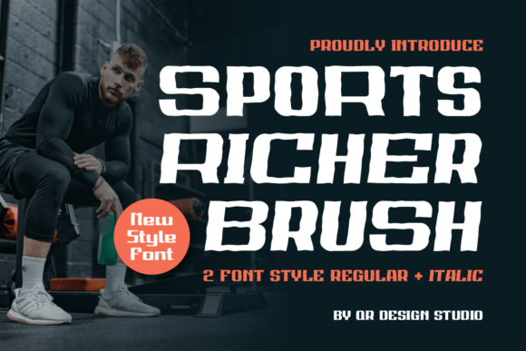 Sports Richer Brush: Bold Typography for Modern Design