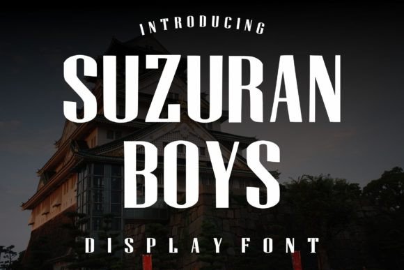 Suzuran Boys: Sharp, Casual Display Typography
