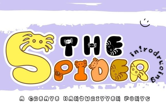 The Spider: A Playful Display Font for Creative Designs